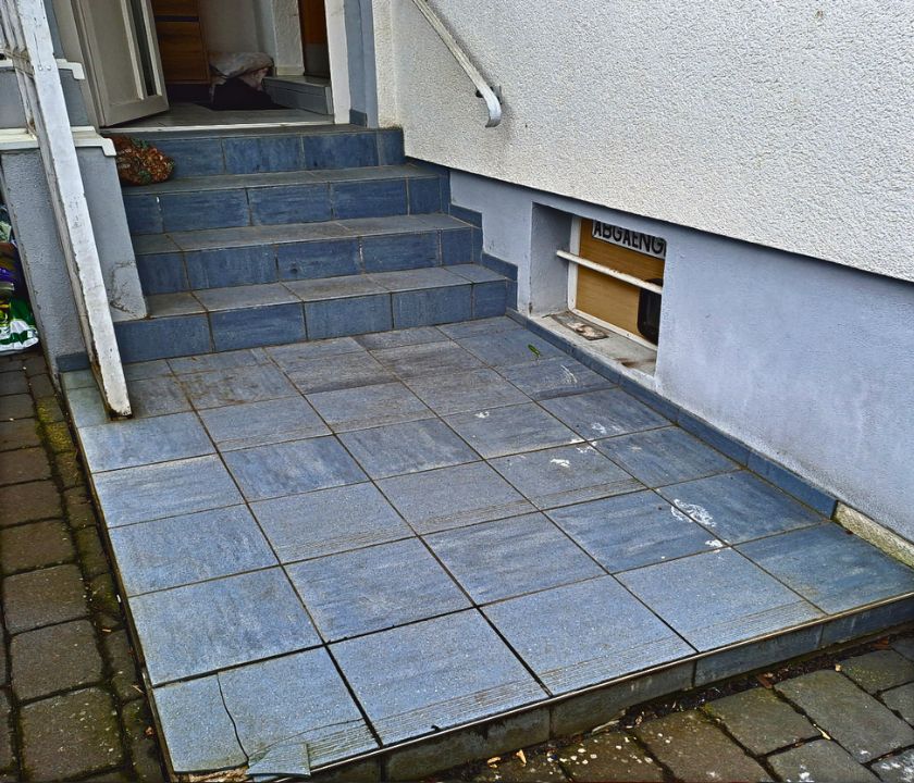 Ausgangszustand der Treppensanierung