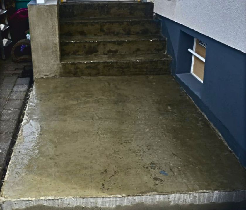 Ausgangszustand der Treppensanierung